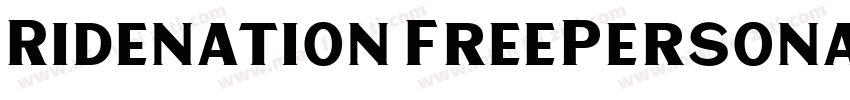 Ridenation FreePersonalUse 常规字体转换